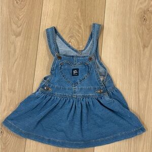 Oshkosh b’gosh Denim Heart Pocket Kids Dress